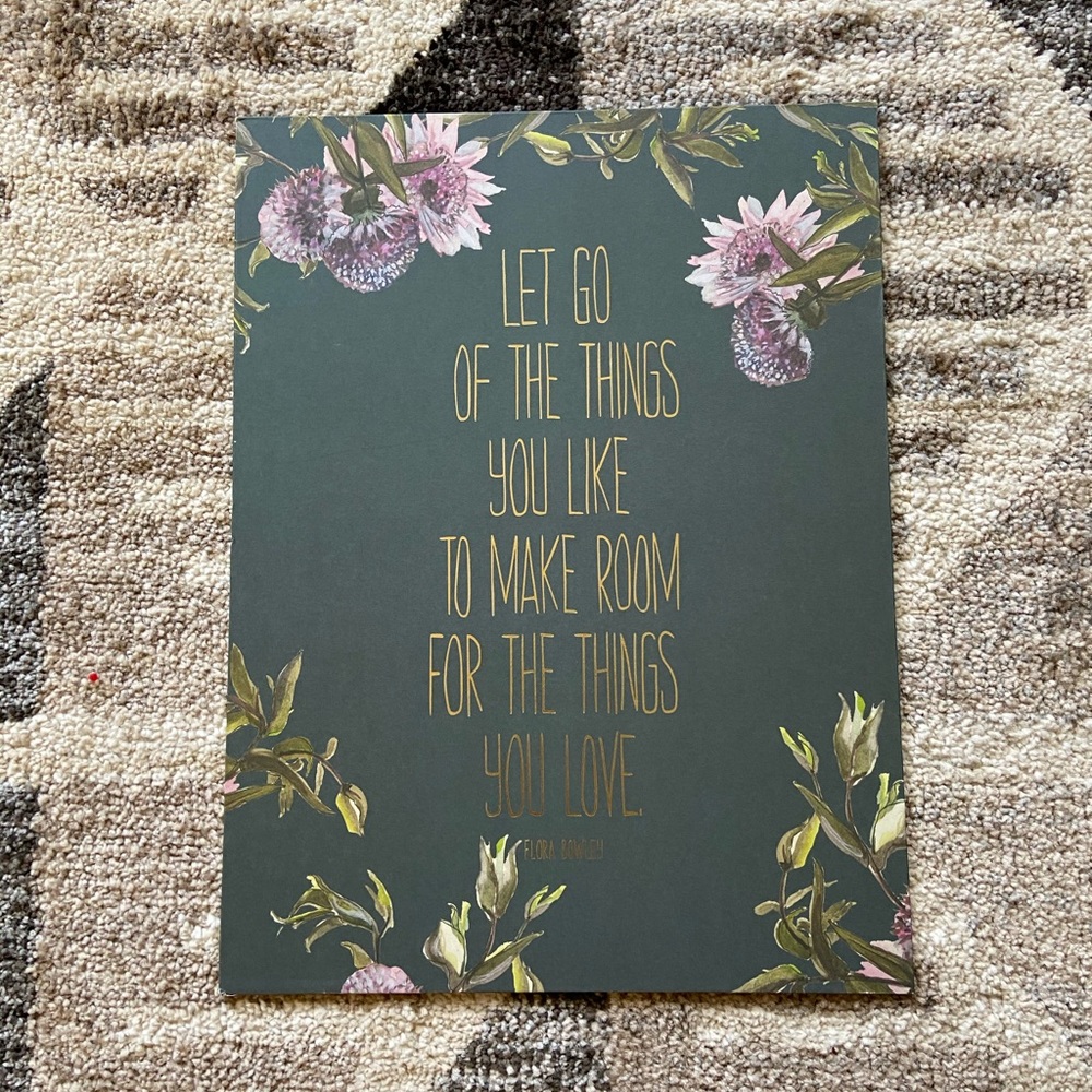 BUNDLE: Floral FOIL WALL ART!